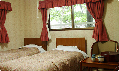 Western style room with 2 beds